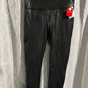 Spanx faux leather leggings